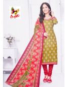 Printed Chudidhar Material