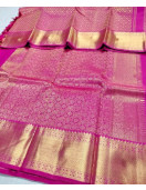 ARNI SILK HALF FINE ZARI SAREE WITH BLOUSE