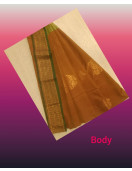 Powerloom Polyester Big Butta Softee saree Jacquard