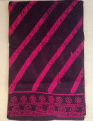 PL COTTON SAREES WITH SOLID WAX CRACK DESIGNS