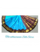 THIRUBHUVANAM HF ZARI SILK SAREE 550 MTS