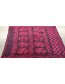 PL COTTON SAREES WITH SOLID WAX CRACK DESIGNS