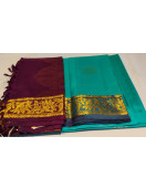 SOFT SILK SAREE WITH BLOUSE