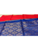 SOFT SILK SAREE WITH BLOUSE