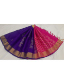 SOFT SILK SAREE WITH BLOUSE