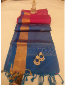 SOFT SILK SAREE WITH BLOUSE