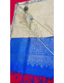 SOFT SILK SAREE WITH BLOUSE