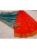 SOFT SILK SAREE WITH BLOUSE