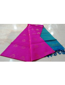 SOFT SILK SAREE WITH BLOUSE