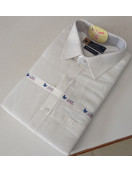 PL COTTON x LINEN READYMADE WHITE SHIRTS 40 FS