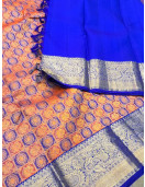 ARNI SILK HALF FINE ZARI SAREE WITH BLOUSE