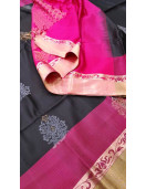 SOFT SILK SAREE WITH BLOUSE