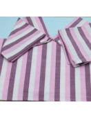 BEDSHEET STRIPE 90X108 2 PILLOW COVER