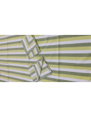 BEDSHEET STRIPE 90X108 2 PILLOW COVER