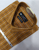 PL COTTON STRIPE CHECK SHIRTS 40 HS
