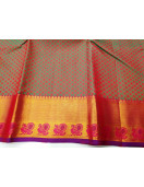 ARNI SILK HALF FINE ZARI SAREE WITH BLOUSE