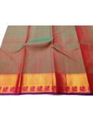 ARNI SILK HALF FINE ZARI SAREE WITH BLOUSE