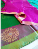 SOFT SILK SAREE WITH BLOUSE