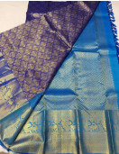 ARNI SILK HALF FINE ZARI SAREE WITH BLOUSE