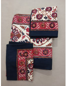 BEDSHEET JAIPUR PRINTED 90X108 2 PILLOW COVER