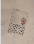 Pedalloom Block Printed Cotton Sarees