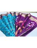 COTTON X KORA SILK TIE DYE SAREES CHINNLAPATTI