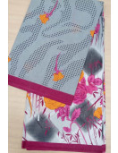 60s PRINTED COTTON SAREE