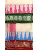 PV X COTTON TEMPLE BORDER DHOTHY 9 X 5