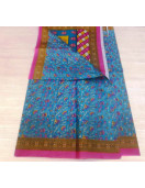 POWERLOOM PRINTED SAREES WITH BLOUSE