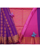 PL Polyester Big Butta Softee saree Jacquard