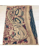 KALAMKARI PRINTED COTTON SAREE