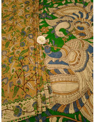 KALAMKARI PRINTED COTTON SAREE