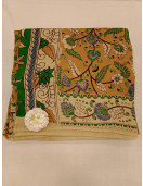 KALAMKARI PRINTED COTTON SAREE