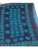 PL COTTON SAREES WITH SOLID WAX CRACK DESIGNS