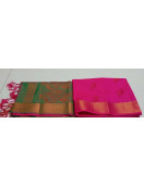 Powerloom Polyester Big Butta Softee saree Jacquard