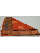 Powerloom Polyester Big Butta Softee saree Jacquard