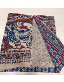 KALAMKARI PRINTED COTTON SAREE