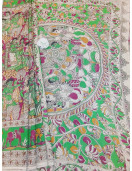 KALAMKARI PRINTED COTTON SAREE