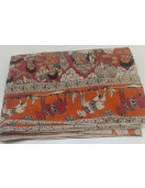 KALAMKARI PRINTED COTTON SAREE