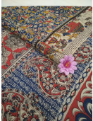 KALAMKARI PRINTED COTTON SAREE