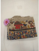 KALAMKARI PRINTED COTTON SAREE