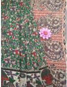 KALAMKARI PRINTED COTTON SAREE
