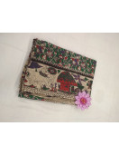 KALAMKARI PRINTED COTTON SAREE