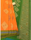 PL Salem Silk Finish Border Saree