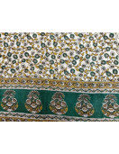 KALAMKARI PRINTED COTTON SAREE