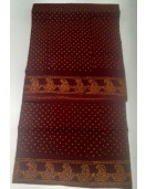 PL COTTON SAREES WITH WAX DOT PRINT DESIGNS