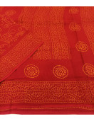 PL COTTON SAREES WITH WAX DOT PRINT DESIGNS