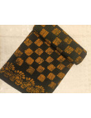 PL COTTON SAREES WITH SOLID WAX CRACK DESIGNS