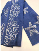 PL COTTON SAREES WITH WAX DOT PRINT DESIGNS