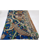 KALAMKARI PRINTED COTTON SAREE